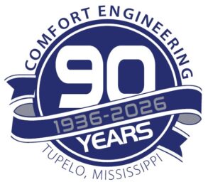 Comfort Engineering - 90 Year Banner - 1936-2026