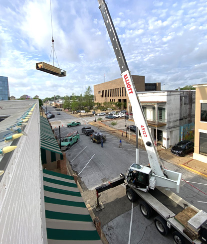 Comfort Engineering Tupelo - Commercial Service - Crane Lifting Unit